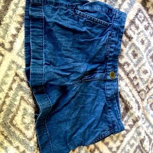 Denim, Blue, Ann Taylor - LOFT, Jean Shorts, Gently used, 100% cotton